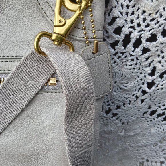 Fossil Bags Fossil Grey Leather Karli Hobo Crossbody Purse Poshmark